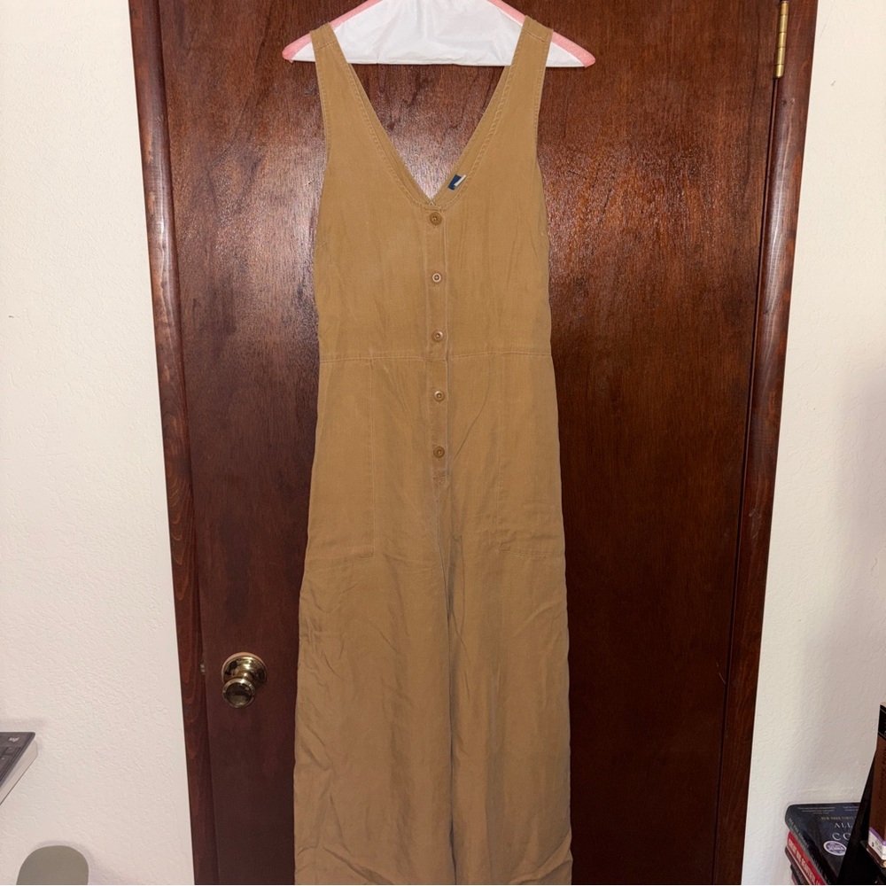 Old Navy Muted Mustard Yellow Medium Jumpsuit